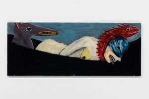 Annette Barcelo, HINTERGLAS,2017-23, oil on glass,25 x 63 cm.jpg